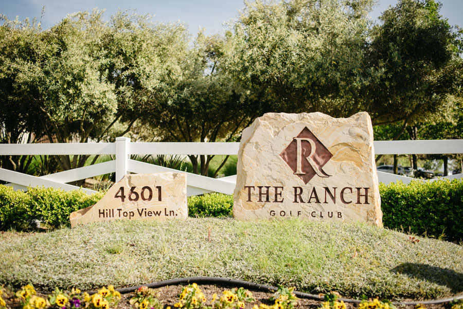A photo of the entrance to the Ranch Golf Course in San Jose